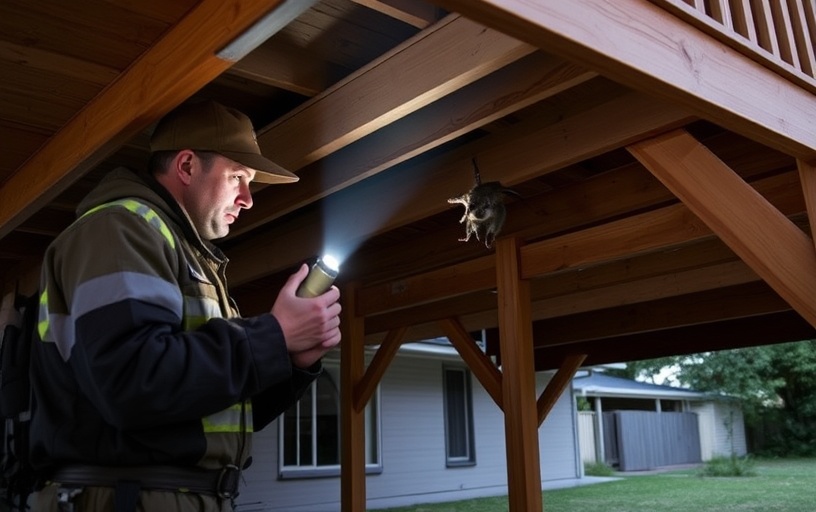 Under Deck Possum Removal in Wonga park